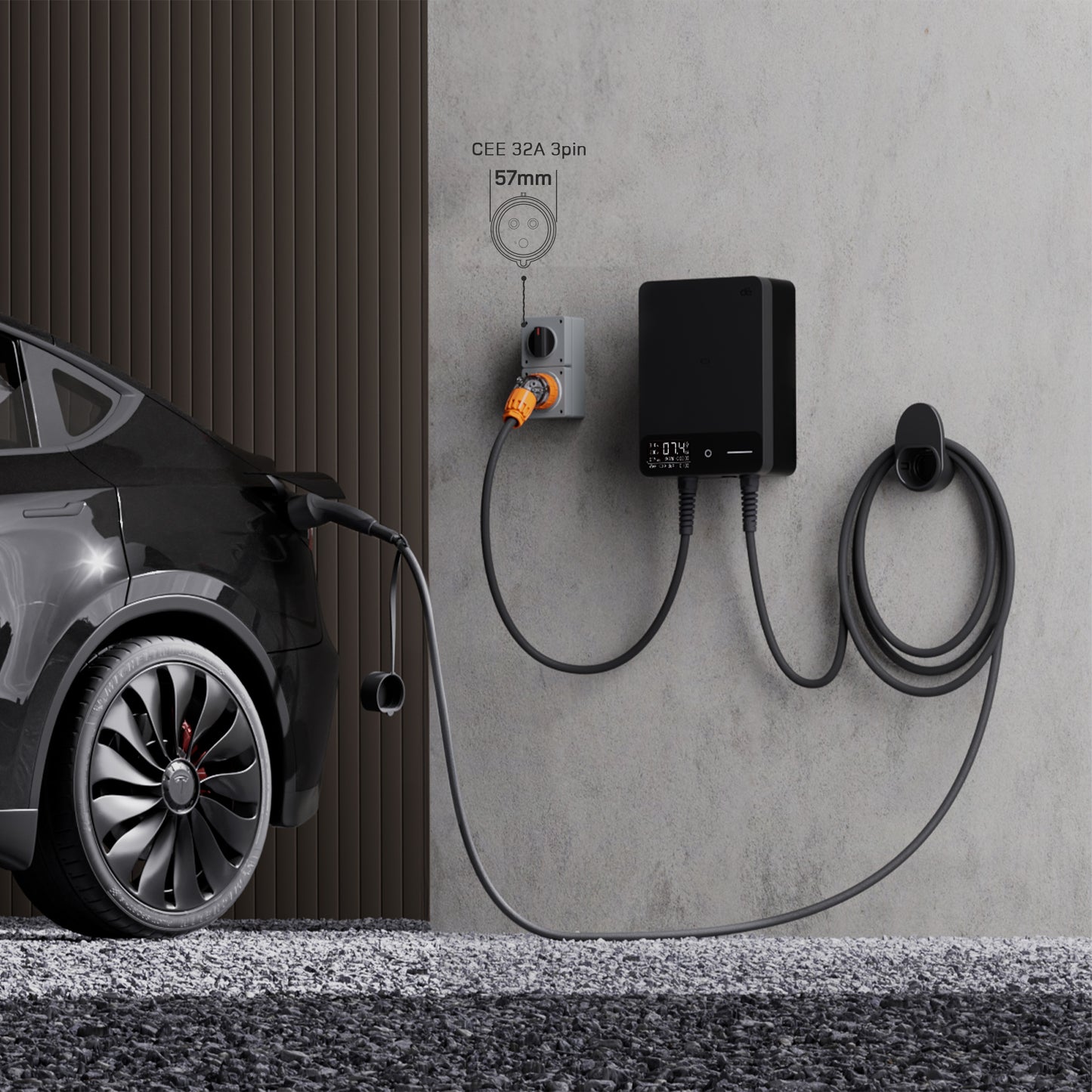 dé EV Wallbox 7kW