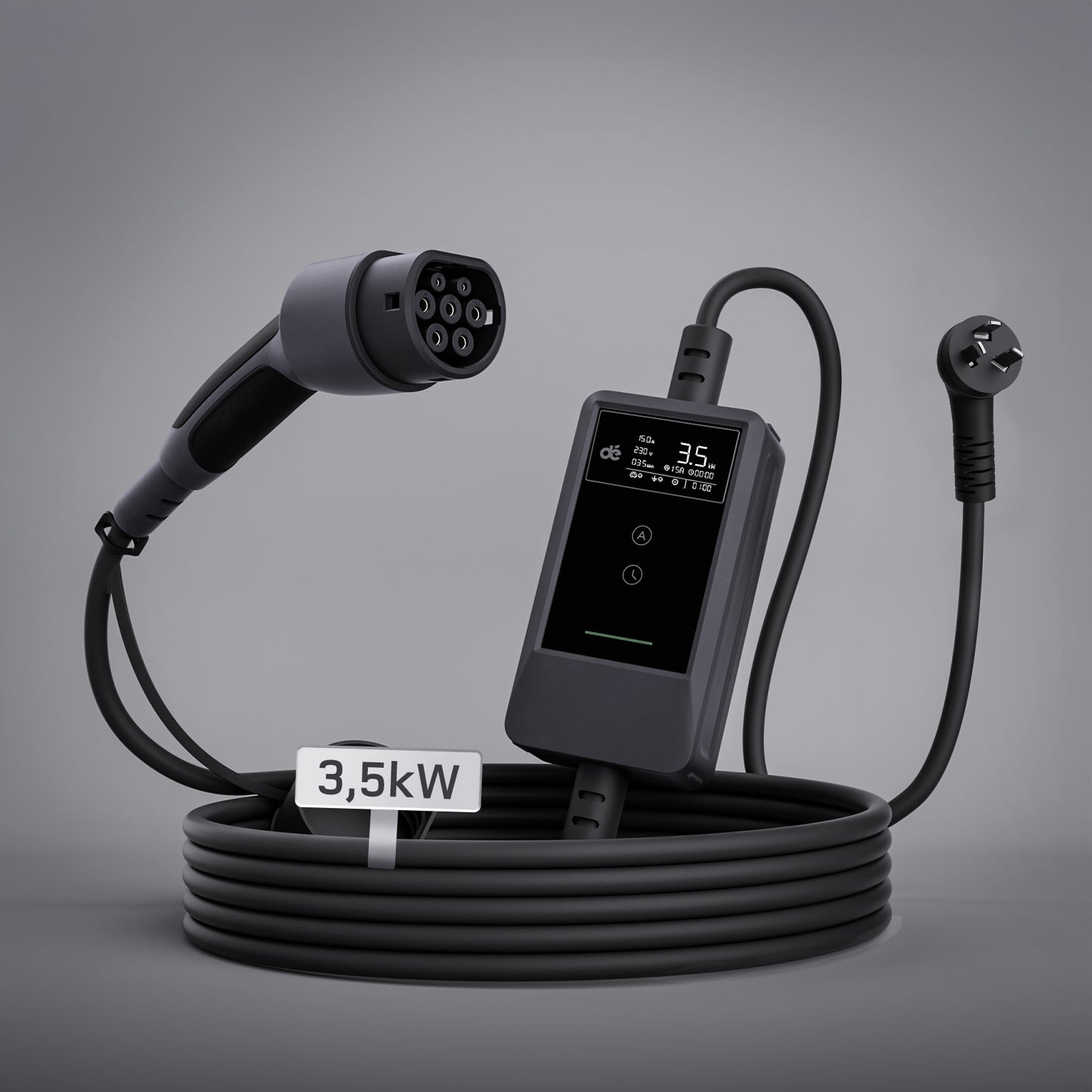 dé Portable EV Charger 3.5kw 10A & 15A Plug v2