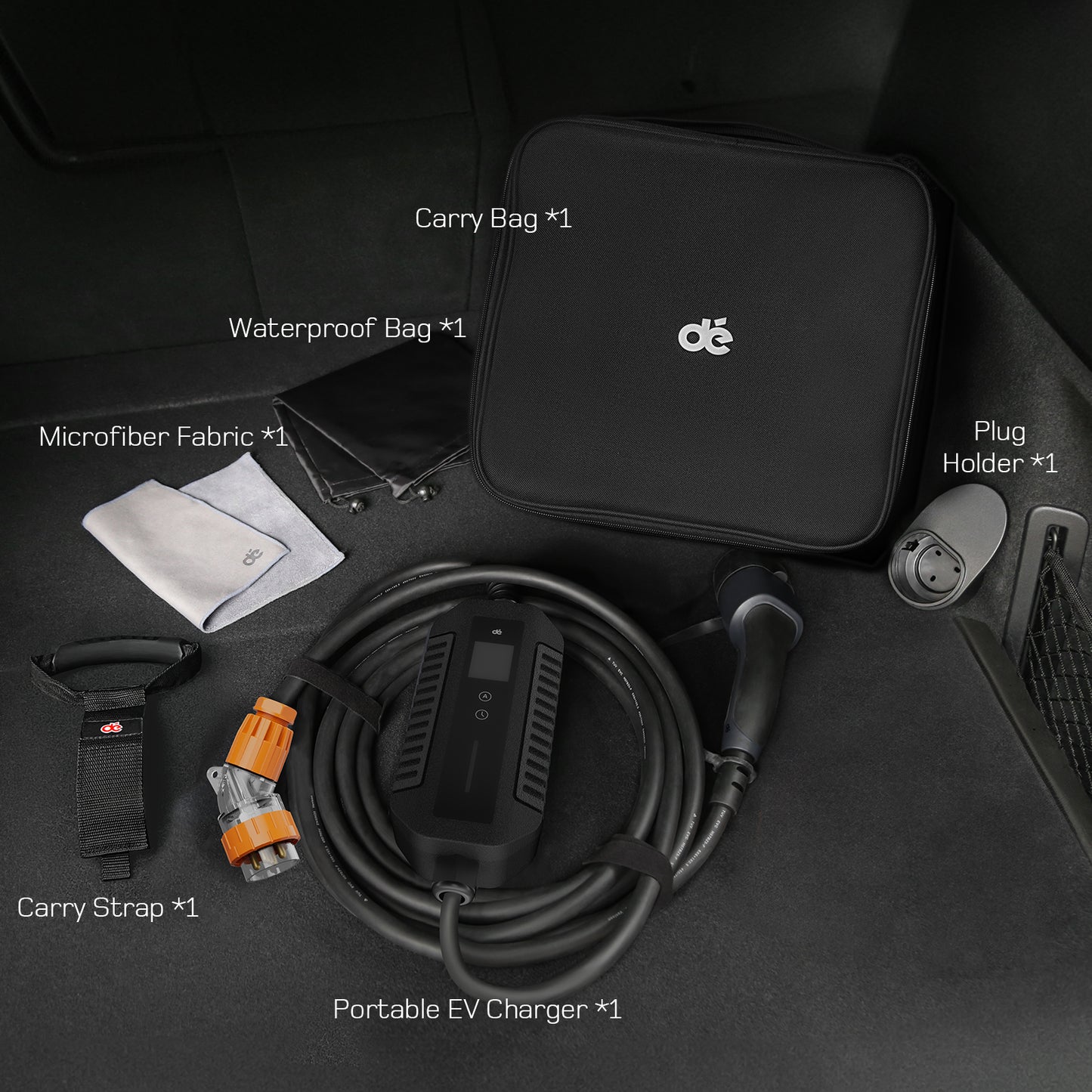 dé Portable EV Charger 22kW