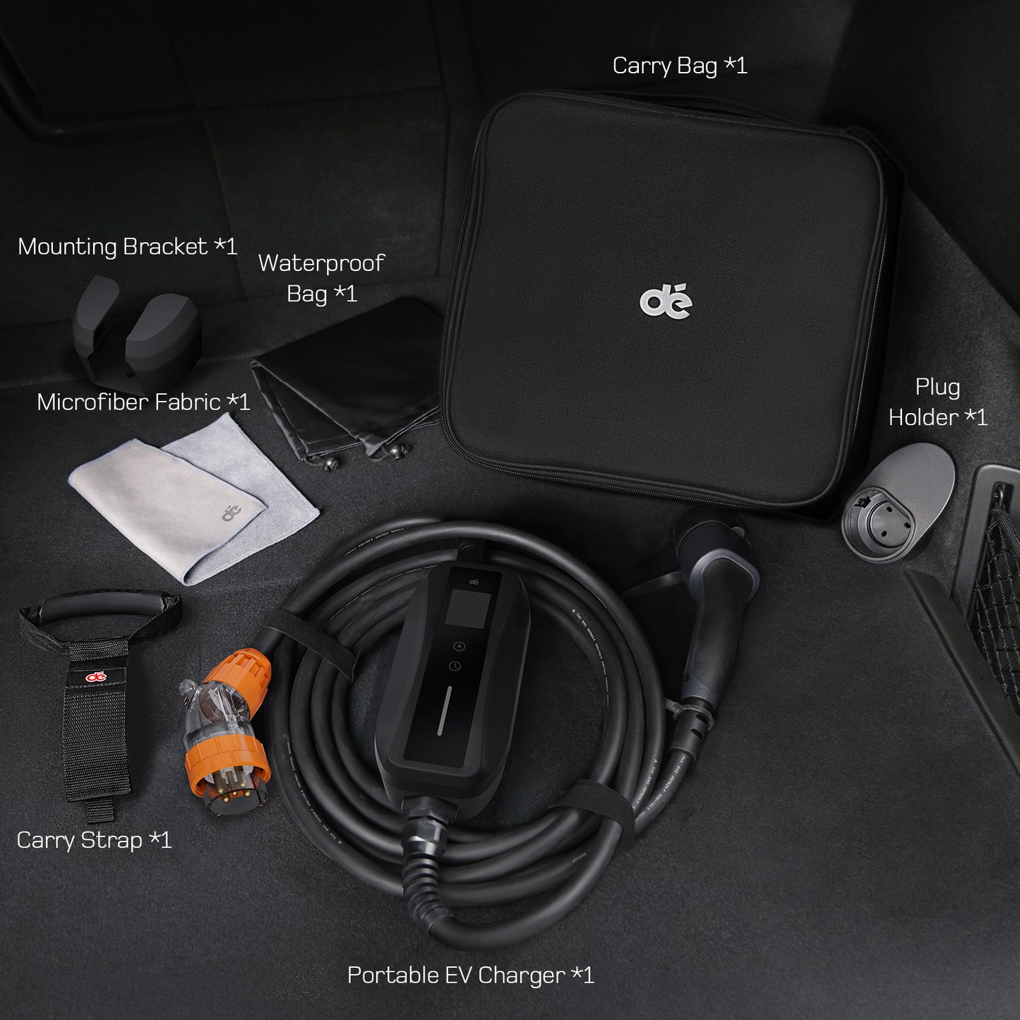 dé Portable EV Charger 7kW