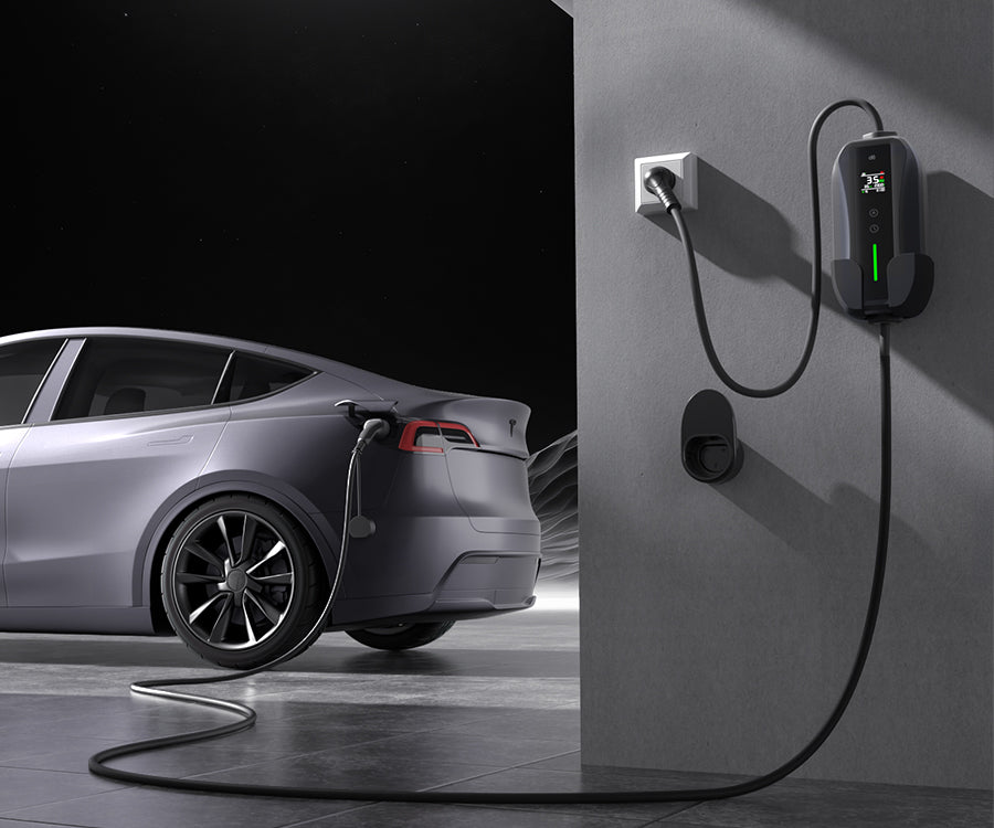 dé Portable EV Charger Flexible and Easy to use