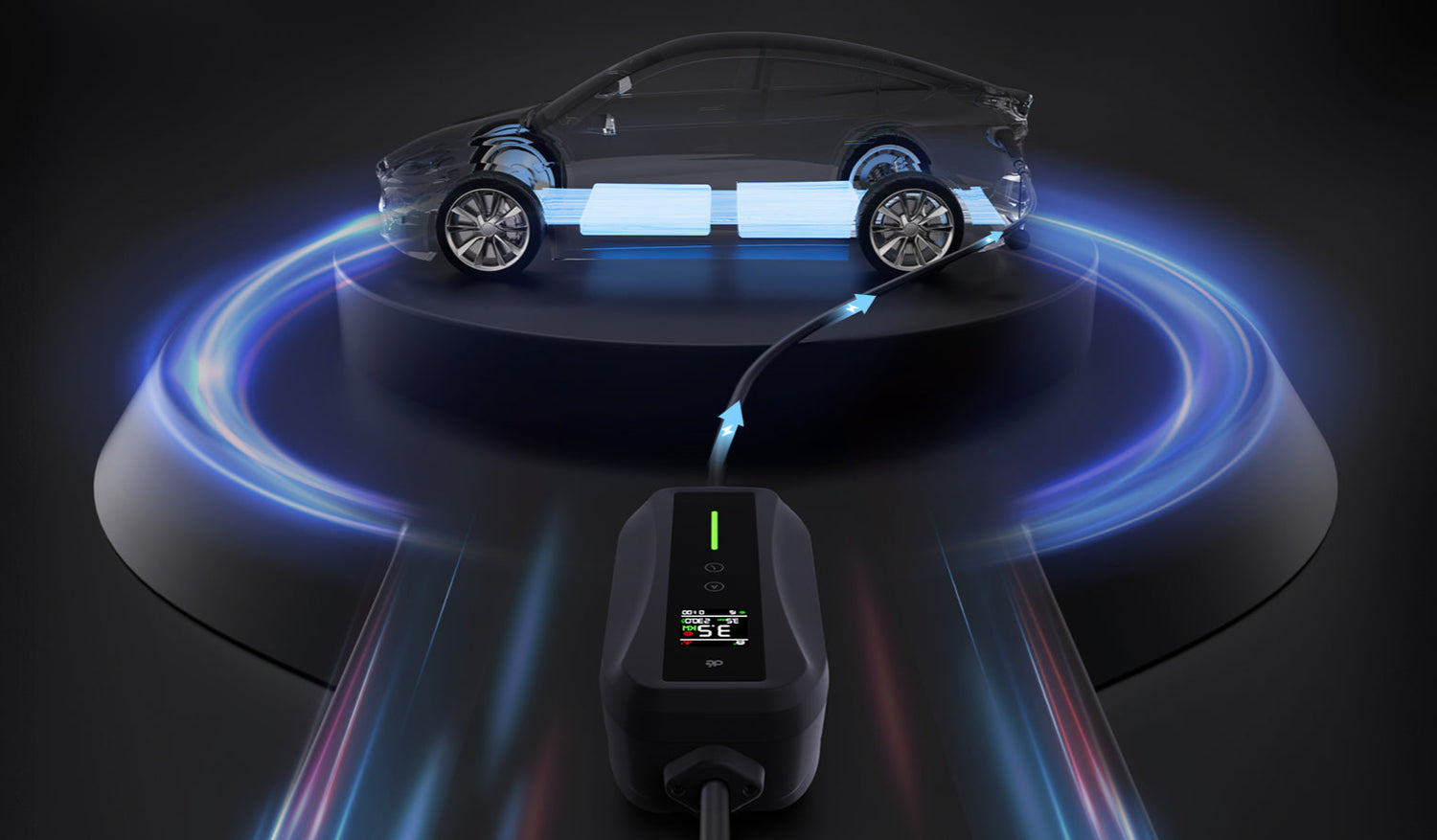 dé Portable EV Charger 1.5x Super-fast Charging