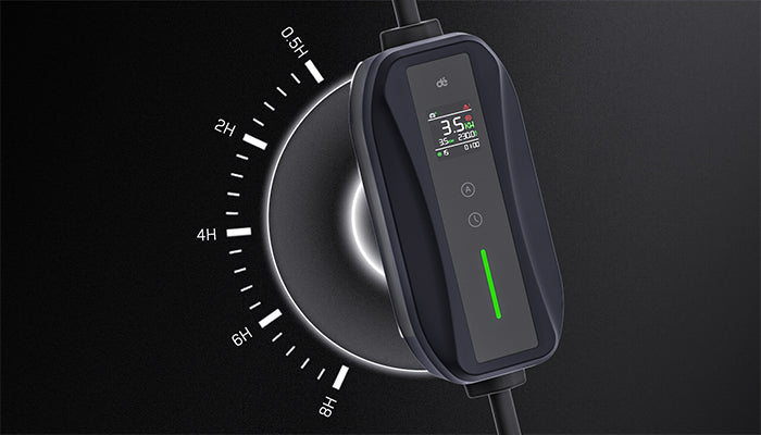 dé Portable EV Charger 0.5h-8h Delayed Charging