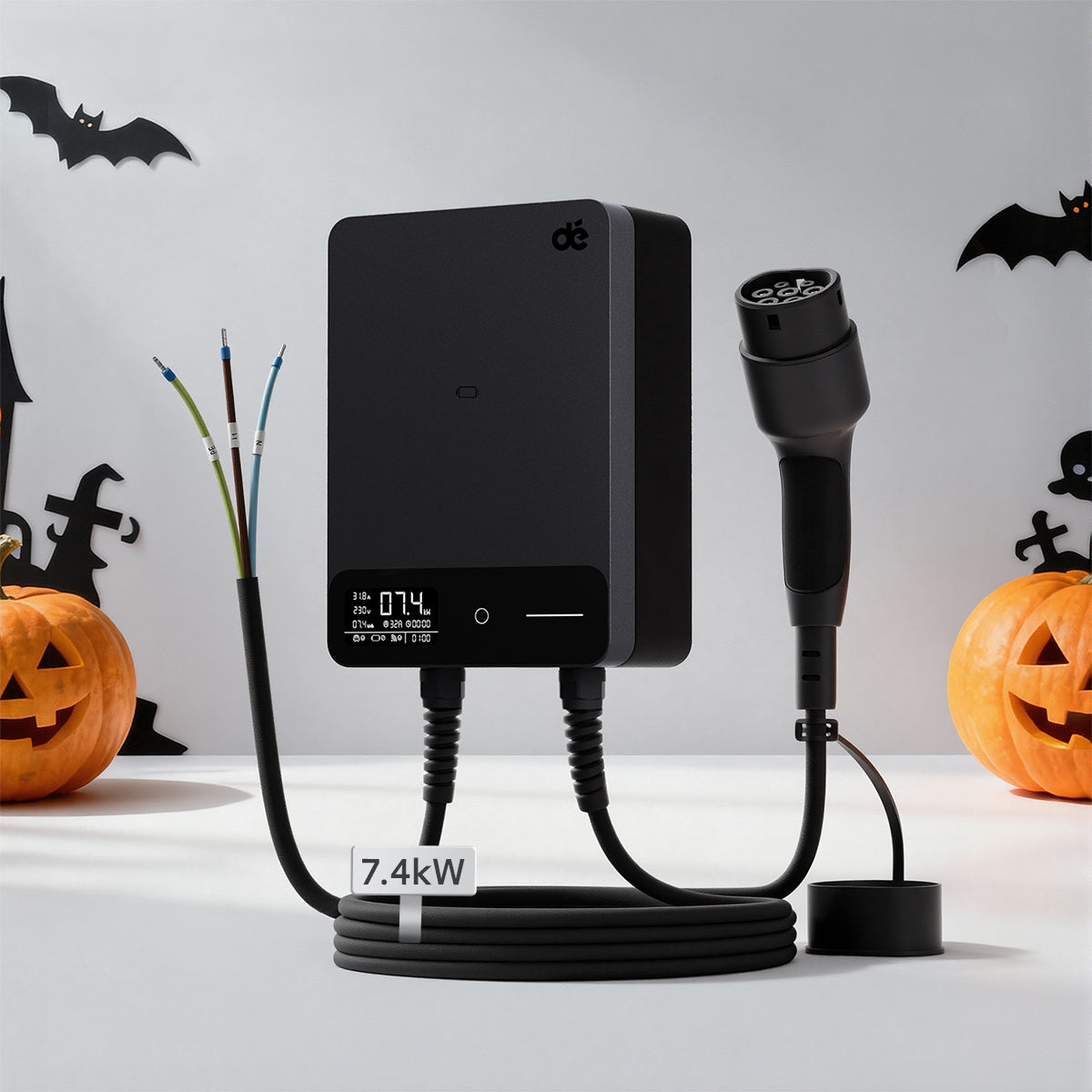 dé EV Wallbox 7kW– Smart Home Wall Charger