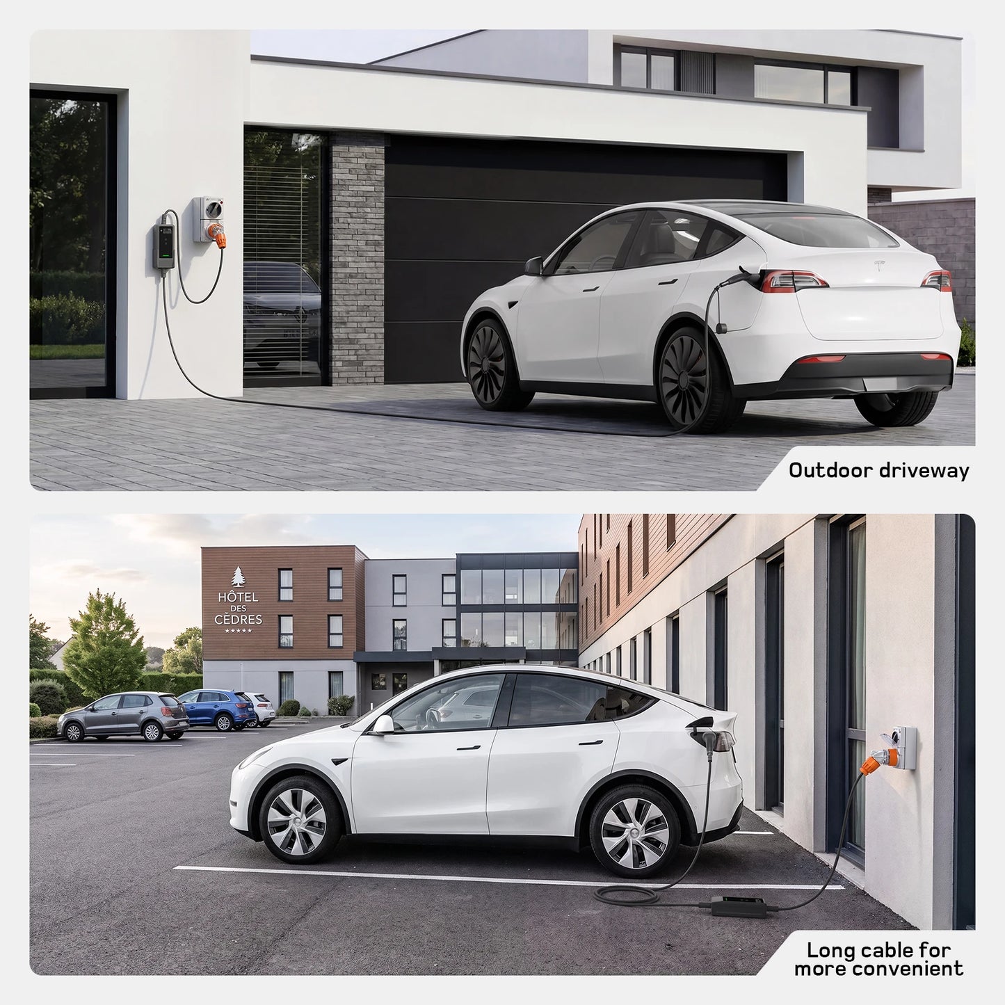 dé 7kw portable ev charger single phase | 32A Type 2