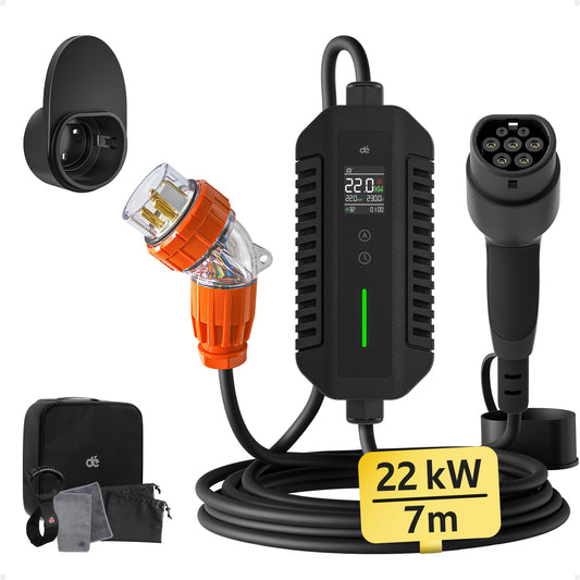 dé Portable EV Charger 22kW