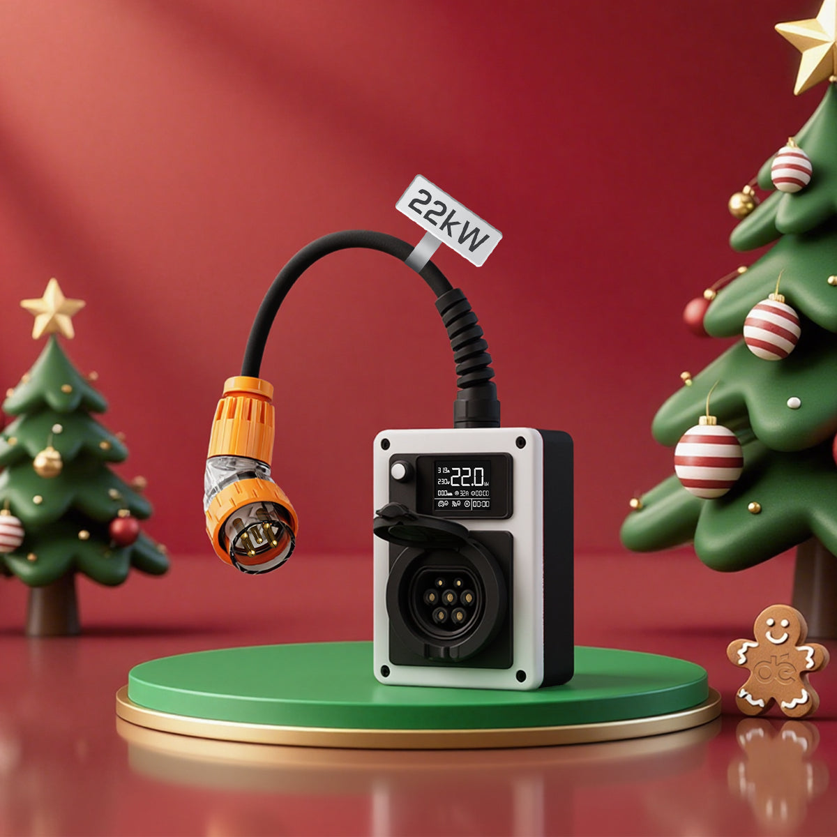 dé EV Charger Wallbox 22kW