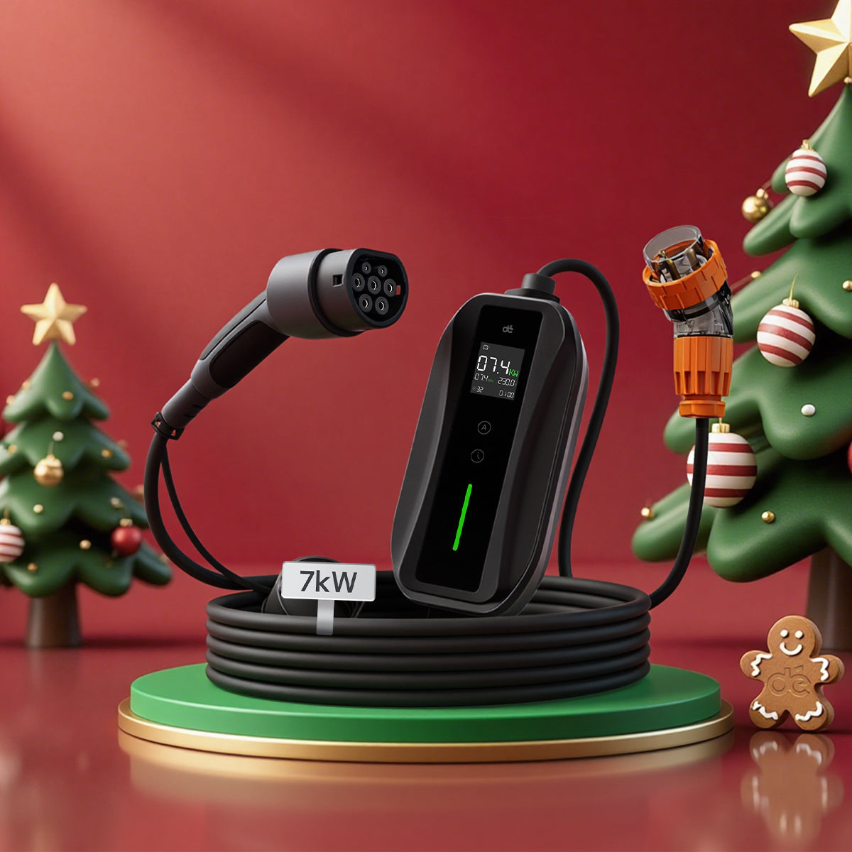 dé Portable EV Charger 7kW