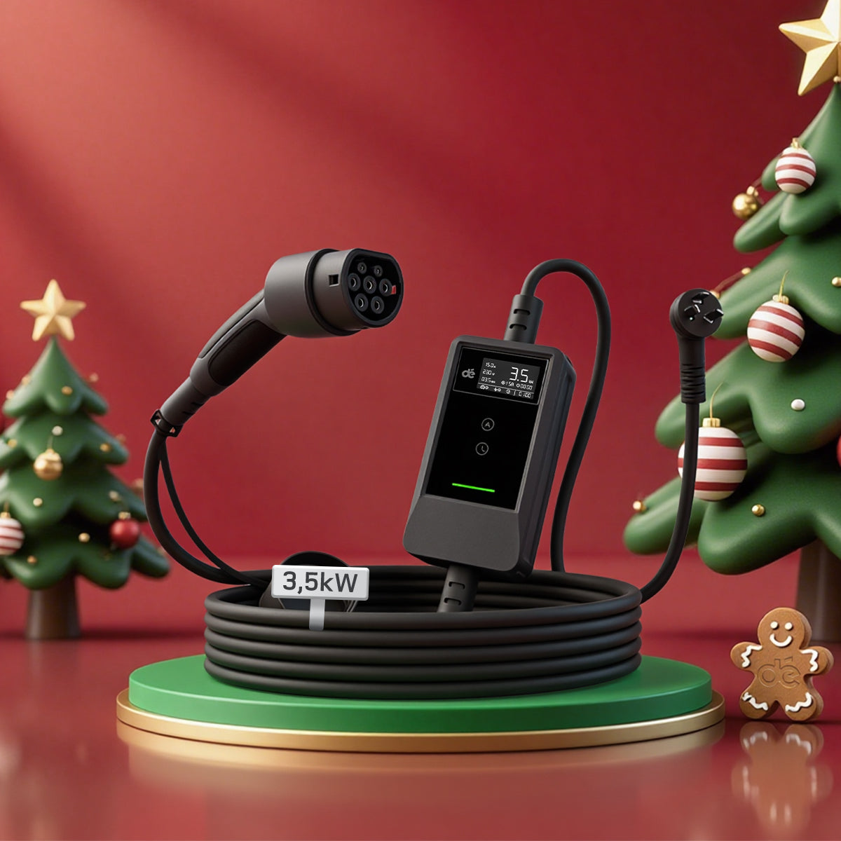 dé Portable EV Charger 10A & 15A Plug v2 – Best Home EV Charger Australia