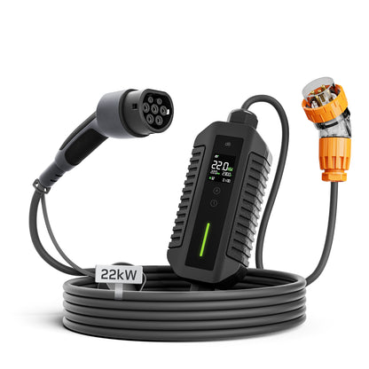 dé Portable EV Charger 22kW