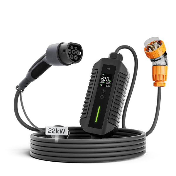 dé Portable EV Charger 22kW
