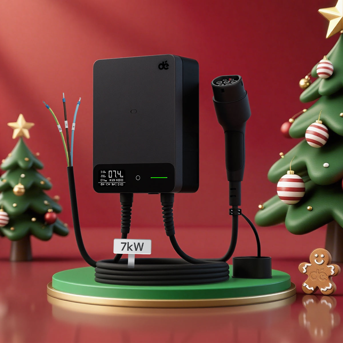 dé EV Wallbox 7kW– Smart Home Wall Charger