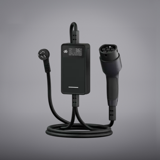 dé Portable EV Charger 10A & 15A Plug