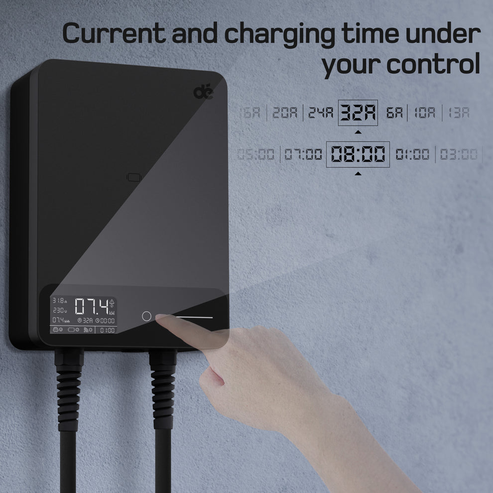 Safe & Smart dé EV Wallbox 7kW | 7kW Wall Charger – depow.com.au