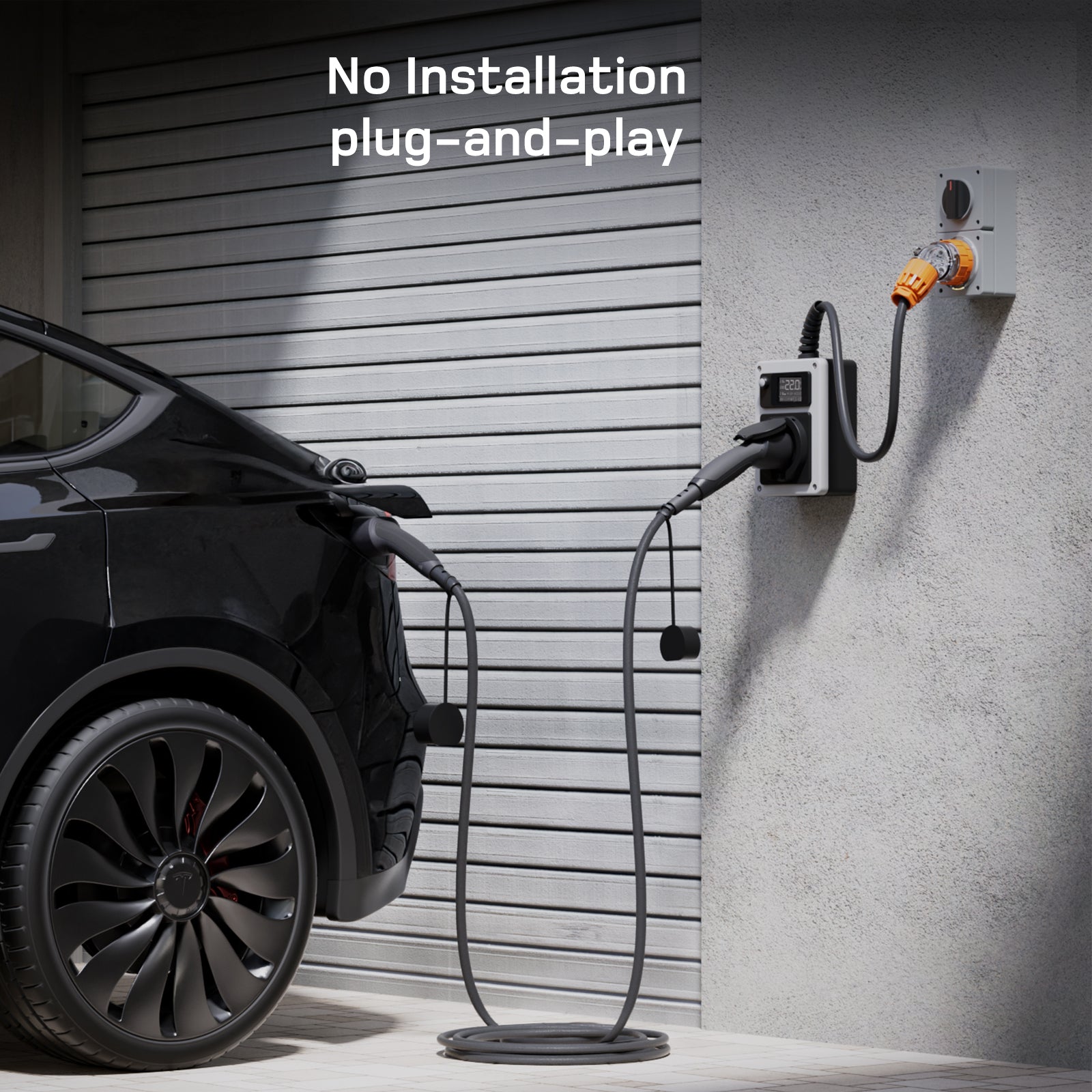 dé EV Charger Mobile Wallbox 22kW