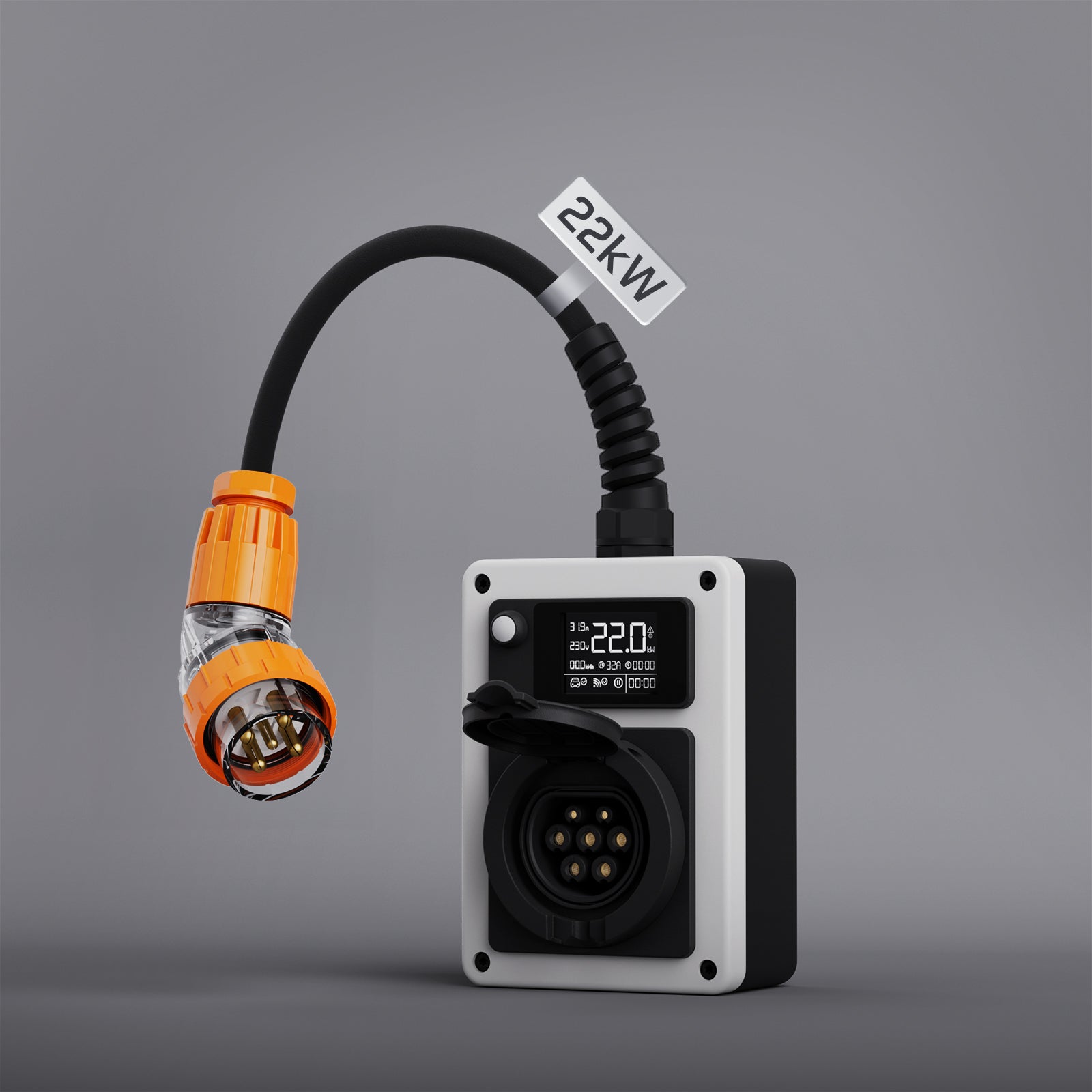 dé EV Charger Mobile Wallbox 22kW