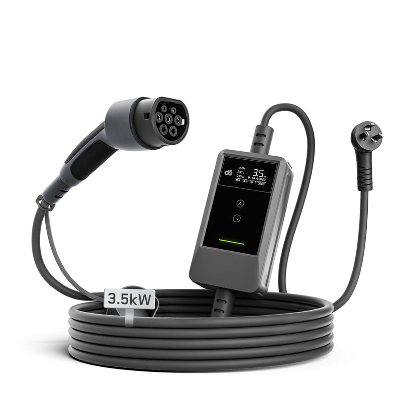 dé Portable EV Charger 10A & 15A Plug – Best Home EV Charger Australia