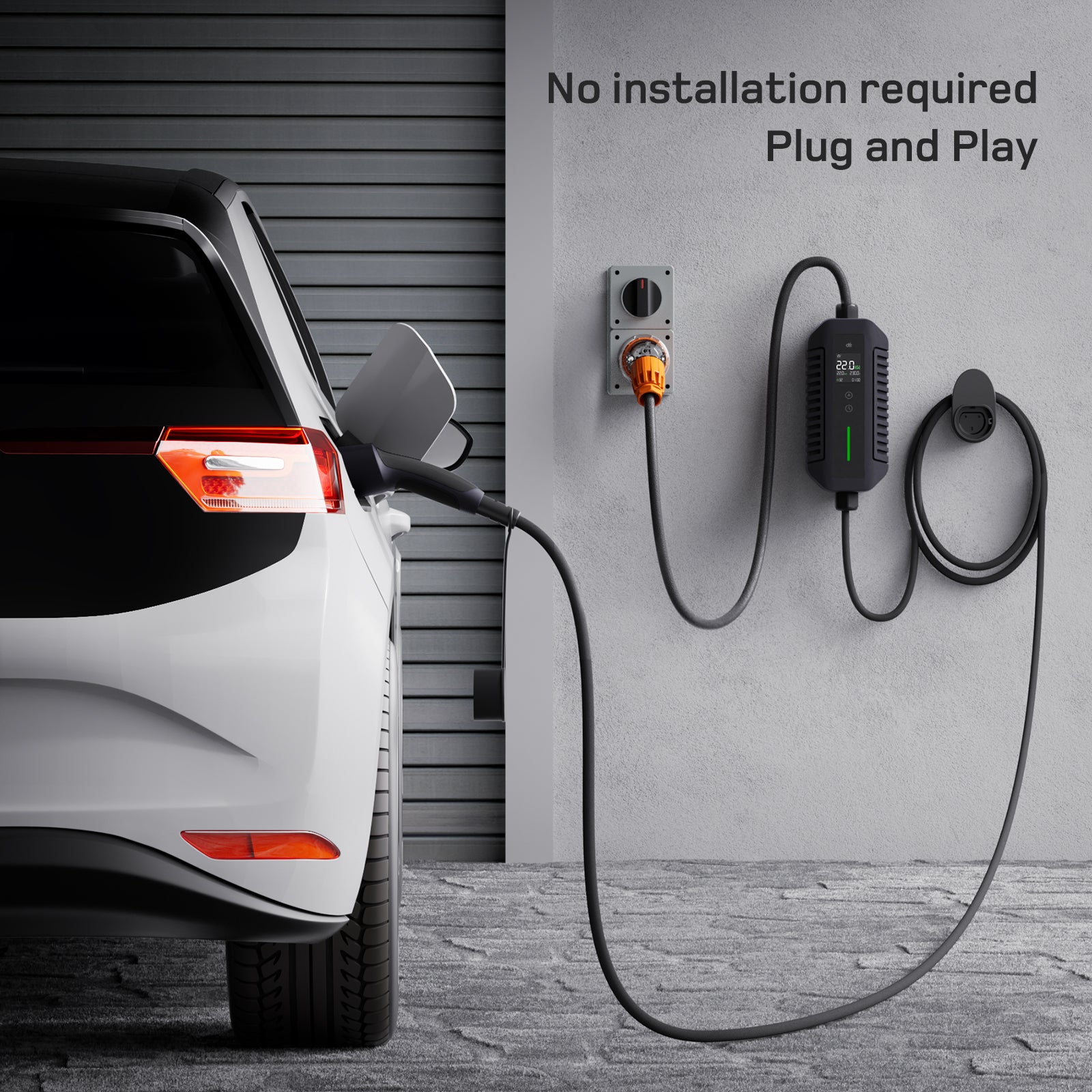 dé Portable EV Charger 22kW