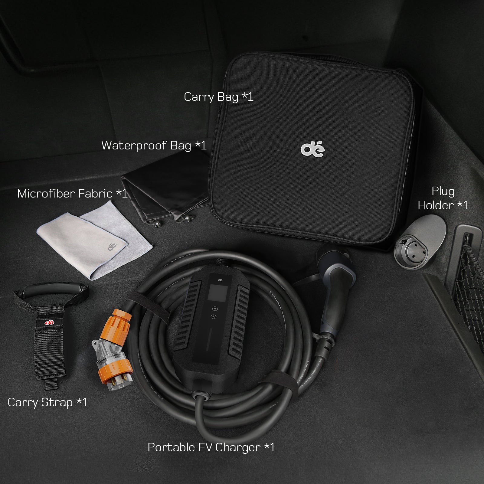 dé Portable EV Charger 22kW