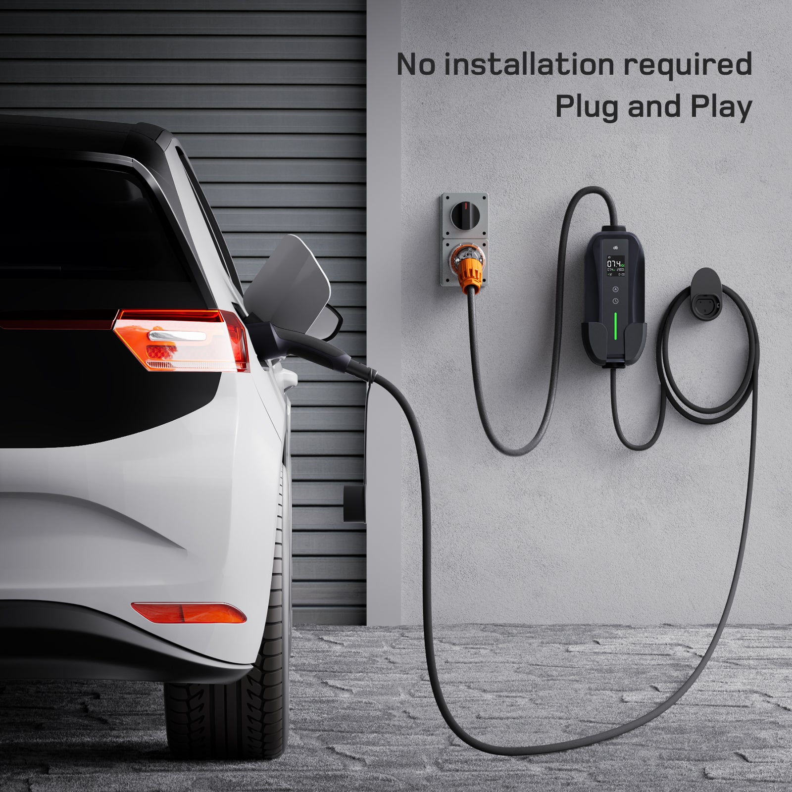 dé Portable EV Charger 7kW