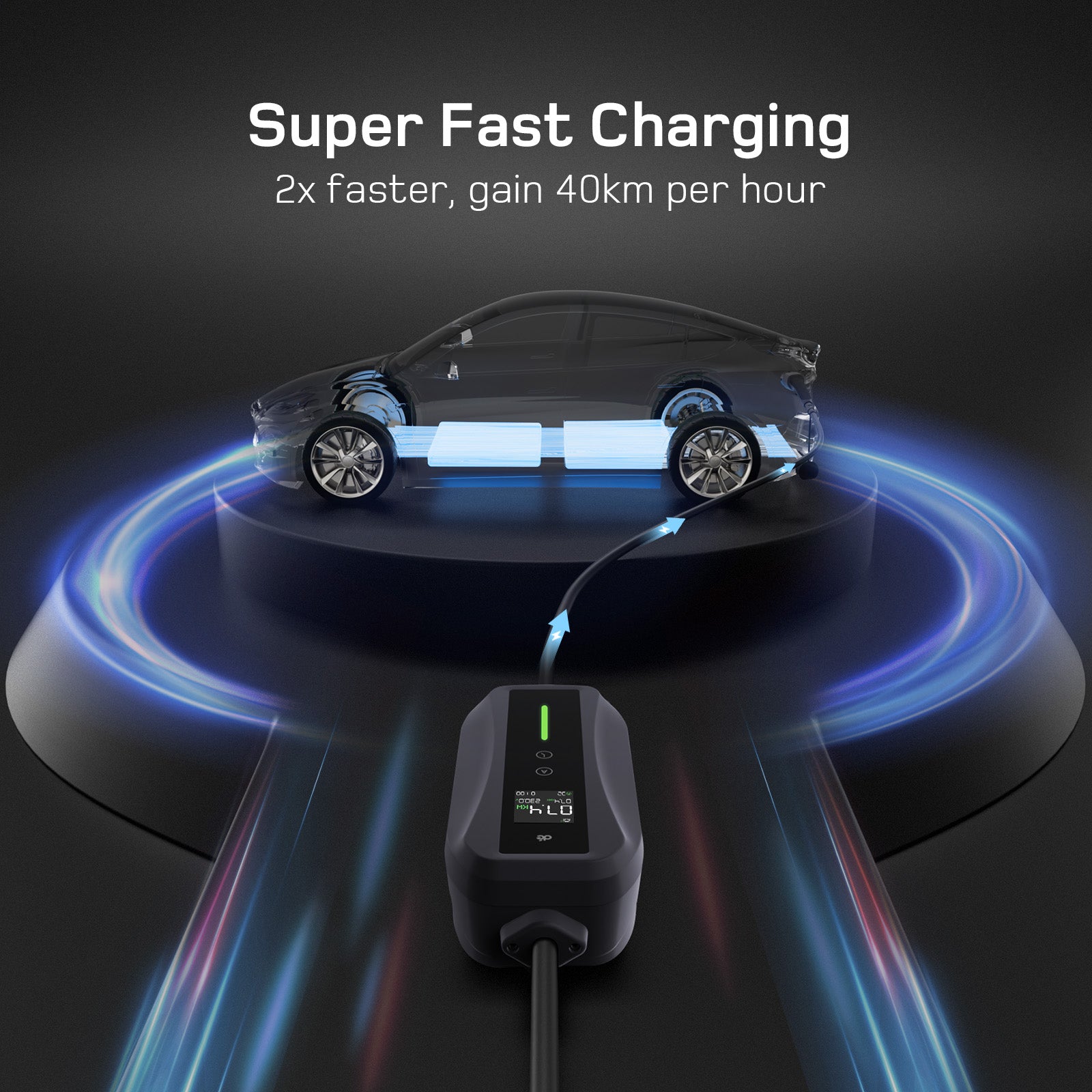 dé Portable EV Charger 7kW