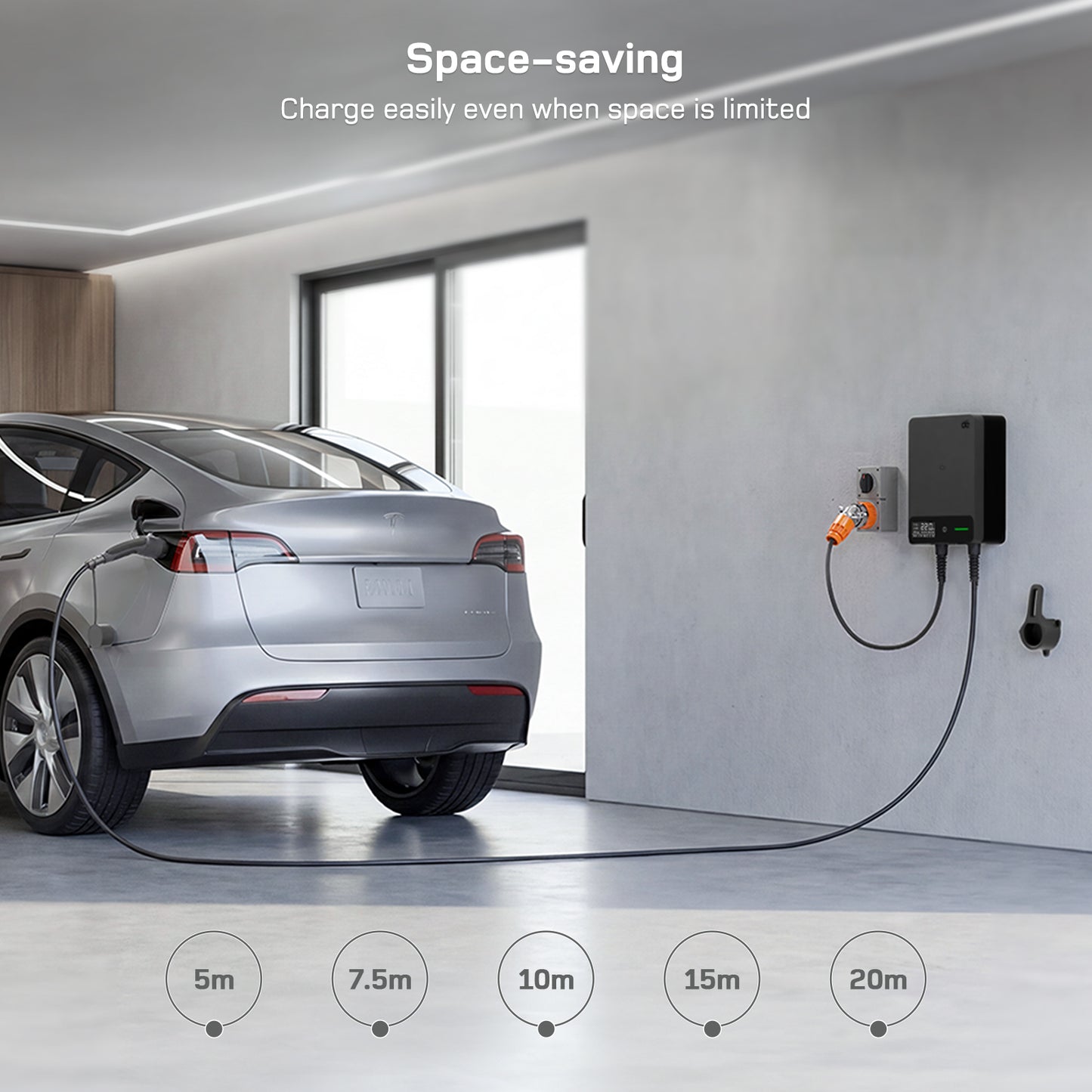 dé EV Wallbox 22kW– Smart Home Wall Charger