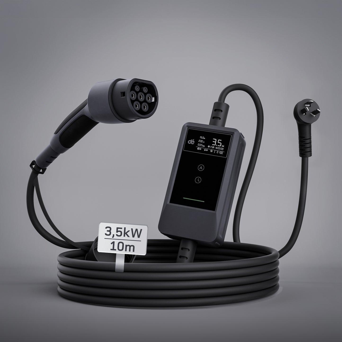 dé Portable EV Charger 10A & 15A Plug v2
