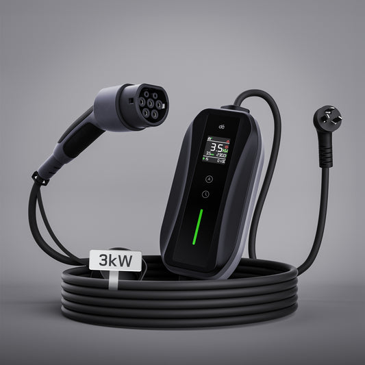 dé Portable EV Charger 15A & 10A Plug